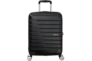 American Tourister Flashline - Spinner S, Hand Luggage, 55 cm, 34 L, Black (Shadow Black)