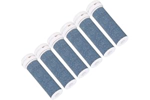 ZJCHAO 5 Stück Hornhautentferner Ersatzrollen, Ersatzrollen Elektrische Fußfeile Extra Grob Mineral Nachfüllrollen Elektronische Fußfeile Ersatzrollenköpfe Fußpflege Werkzeug Harte Haut