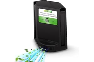 Nutrichef Filtro di Ricambio per Compostiera da Cucina, Sostituisci il Filtro della Tua Compostiera Elettrica, Sostituzione Ogni 3-6 Mesi, Facile Installazione