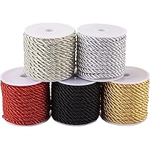 Beadthoven Cordino Intrecciato 3mm - 25m Poliestere Per Decorazioni, Regali E Lavori Artigianali - Foto 6