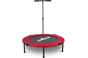 JUMP4FUN Trampoline Fitness Rouge Taille 92 cm
