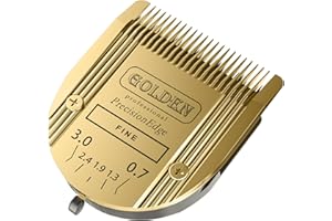 BESTBOMG 5-in-1 Pro Dog Grooming Clipper Replacement Blades Compatible with Arco, Bravura, Chromado, Creativa, Figur and Motion Dog Clippers(#41884-7190)