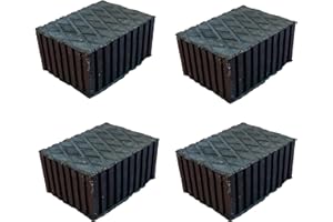 CARALL 4 almohadillas para puente elevador, 160 x 120 x 80 mm, almohadillas de goma rectangulares, compatibles con Ravaglioli Corghi OMCN, fabricado en Italia