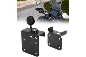 ALPHA RIDER for Garmin Zumo XT / XT2 GPS with The Original Garmin Mount GPS Locking Bracket Kit - Anti Theft Security Mounting Hardware - Aluminum-Black