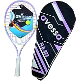 مضرب تنس AVESSA FLG-623 L. أرجواني بنقشة طائر الفلامنجو