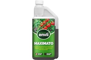 Envii Maximato – Organic Liquid Tomato Feed, Plant Fertiliser Enriched with Additional Seaweed, Magnesium & Calcium – 1 Litre (1L)