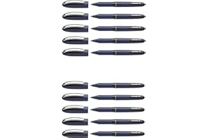 Schneider Schreibgeräte Tintenroller One Business, Ultra-Smooth-Spitze 0,6 mm (10x Schwarz)