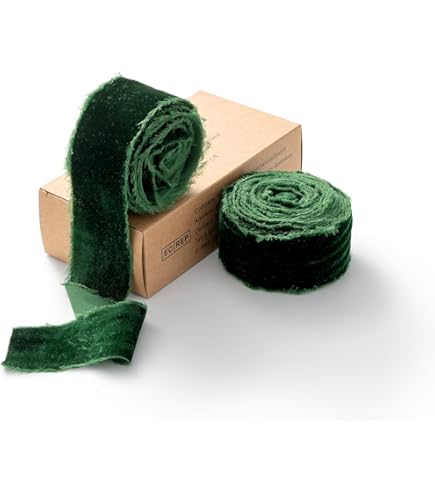 QUARKZMAN Fluwelen lint 3/8 x 25 Yard Eenzijdige spoel