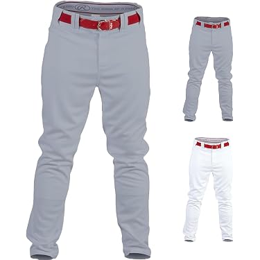 thumbnail image 2 of Rawlings Pro150 Premium Baseball Pants – Adult Men's, Open Bottom, Piped, New With Tags 2 of 5