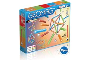 Geomag 35 - Confetti Classic, Magnetic Constructions and Educational Toys, 35 Pieces, 351