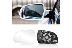 Altsbaos 1PCS Ersatzspiegel Links Kompatibel mit Audi A3 A4 A5 Spiegelglas Beheizbar A3 8P1/Cabriolet 8P7/Sportback 8PA,A4 8K2 B8/Avant 8K5 B8,A5 8T3/Cabriolet 8F7/Sportback 8TA-8K0857535F