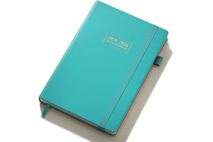 TDOLISSTE - Kalender 2025-2026 Wochenplaner A5 Terminplaner für Lehrer, Schüler, Büro, Mehrsprachiges 1 Woche 2 Seiten, Juli 2025 - Dezember 2026 (Cyan)