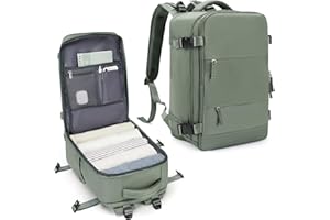 SZLX Zaino Ryanair 40x20x25 Donna Zaino da Viaggio Aereo Bagaglio a Mano Uomo Borse da Cabina per Ryanair 40x20x25 Zaino Impermeabile Porta Laptop 14 Pollici Zaino da Lavoro Travel Backpack