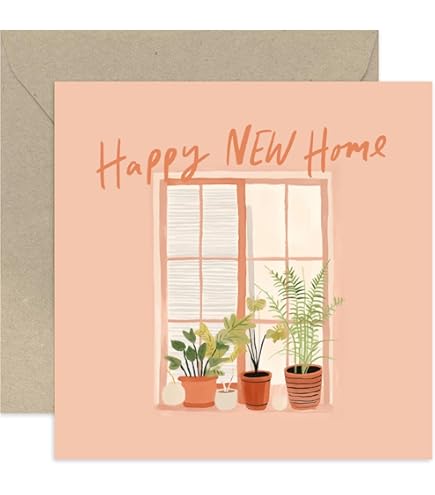 Twizler New Home Card With Cute Hedgehog - New House Congratulations For Couple Or Friends - Good Luck Moving Home - Welcome Housewarming Card - View #9