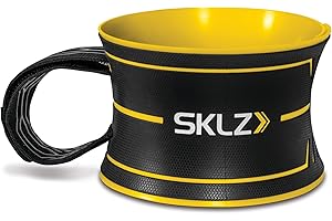 SKLZ Mixte Tir Peu Profond Shallow Shot, Aide À Améliorer La Frappe Et Le Contrôle du Club De Golf, Jaune/Noir, Taille Unique EU