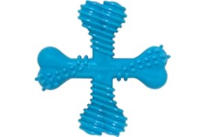 Nylabone Masticabile E Giocattolo per L'Igiene Dentale di Cani Potenti Masticatori, Formato A X, al Sapore di Manzo, per Cani Adulti Fino - 11.000g