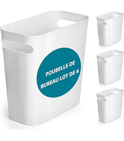 MDesign Stijlvolle Prullenbak - Compacte Prullenmand Voor Badkamer Kantoor En Keuken Met Voldoende Ruimte Voor Afval Stijlvolle Metalen Afvalbak Paars