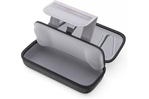 JSAUX Etui kompatybilne ze Steam Deck/ROG Ally/Switch 2, twarda obudowa ochronna z wbudowaną ładowarką i miejscem na stację dokującą, przenośna torba podróżna do Steam Deck OLED/ROG Ally X