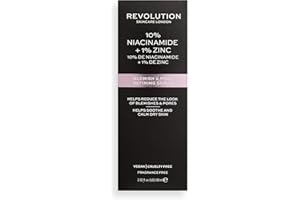 Revolution Skincare London, 10% niacinamid serum i 1% plam i porów cynku, super rozmiar, 60 ml