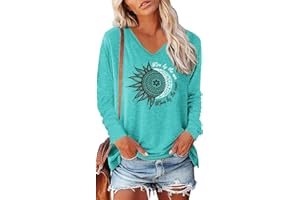 Teesho Tshirt Damen Oberteile Elegant Langarm/Kurzarm Crop Tops Casual Longshirt Cap hülse Tunika Sommer Tank Tops Sporttop