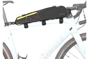 Rhinowalk - Borsa triangolare da posizionare sotto il tubo superiore della bicicletta con tasca frontale portaoggetti, 2,1 l, universale, adatta per bicicletta
