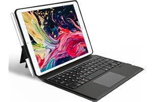 Seagtigau Keyboard Case with Trackpad for iPad 9.7 inch 6th Generation (2018)/5th Generation(2017), iPad Pro 9.7", iPad Air 1 & Air 2, Upgrade Slim Wireless Keyboard with UK Layout