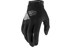 100% GUANTES RIDECAMP Gloves L Rękawice, Dorośli Unisex, Black/Charcoal (Wielobarwny)