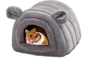 Esenlong Lit en peluche pour cochon d'Inde, cochon d'Inde, hamster, lapin, rongeur, cochon d'Inde, rat, hérisson