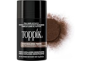 Toppik Hårfibrer, brown, naturligt framställda fibrer av keratin för fullt hår