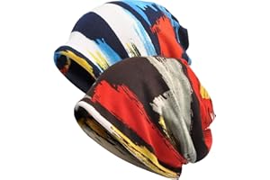 XYIYI Womens Chemo Headwear Hats Cotton Slouchy Beanie Cap Scarf