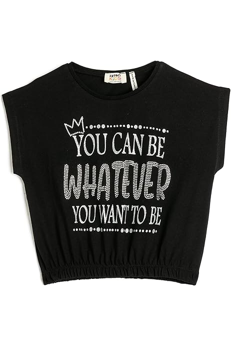 Fiocco Camicetta Nera Senza Maniche Camicetta Crop Top Koton Per