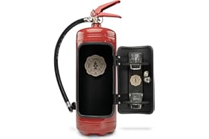 DEGGELBAM Die Minibar für alle Feuerwehrler - Unerlässliches Feuerwehr Zubehör Feuerwehrmann Firebar Feuerlöscher Bar | Männergeschenk | Geburtstagsgeschenk | Vatertag