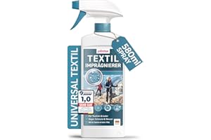 ‎PLINTEX PLINTEX® Textil Imprägnierspray 580ml - für Funkionstextilien ohne Baumwollanteil, Leder und Schuhe - Nano Membran Imprägnierung - Dermatologisch getestet & atmungsaktiv