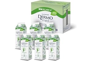 Dermomed, Eco-ricarica Sapone Liquido Mani Purezza, Pelle Fresca ed Energizzata, Contiene Acido Ialuronico e Glicerina dalle Capacità Emollienti, Idratanti e Riparatrici del Derma. 6 Pezzi 900ml.