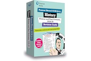 Pearson REVISE Edexcel GCSE History Weimar and Nazi Germany Revision Cards