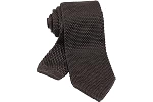 Alizeal Cravatta a Maglia per Uomo, Cravatte a Maglia cCasual e Sottile, Cravatte a Maglia a Tinta Unita