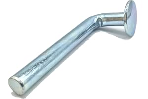 EWANDOR Pallet Rack Safety Bolt, Universal Drop Pin, Round Top Hat Φ ¾″|0.750″(19.050mm), Width Φ 0.300″(7.620mm), Height 3.025″(76.835mm) High from Top to Bottom, Beam Locker, 1 Pack, 50 Pcs/Pack, RM76×77