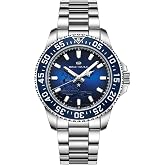 SEA-GULL Reloj de buceo mec&aacute;nico autom&aacute;tico para hombre, serie Ocean, movimiento ST2500, cuerda autom&aacute;tica, luminoso, cristal