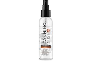 BYROKKO Tanning Mist 100 ml | Acelerador del bronceado facial de aspecto natural, Spray de agua autobronceador gradual con aloe vera y glicerina, eficaz en tumbonas y sol al aire libre