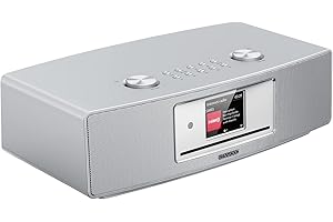 KENWOOD CR-ST700SCD-S - Smart Radio HiFi System mit WLAN, DAB+, Internetradio, CD/USB, Bluetooth Audiostreaming & Farbdisplay