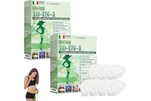 GLORENDA Moringa NAD+ 10-in-1 Cerotto Avanzato Nano Microneedle, Naturali Moringa Cerotti, GLORENDA Cerotti, per Addome, Gambe e Braccia (2 Scatole)