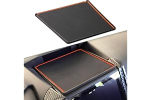 smabee Auto-Armaturenbrett-Matte für SUBARU XV Crosstrek Impreza Forester 2019 + Antirutschmatte PVC rutschfeste Matte Gummipolster Zubehör (orange)