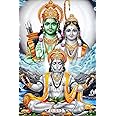 wallpics® Lord Hanuman Religious Waterproof Vinyl Sticker Poster || (12X18 inches) can1925-1
