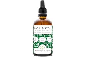 WOLFSBACHER Huile de graines de Chanvre Biologique pour Chiens et Chats 100ml I Huile de Chanvre 100% Naturelle et pressée à Froid – DE-ÖKO-060