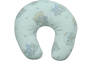 NEO MAMMA L'INIZIO DI UN AMORE CHE NON HA FINE. Cuscino Gravidanza e Allattamento Neonato (60x55cm) Completamente Sfoderabile e Lavabile, Anallergico e Antiacaro.