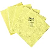 Vileda Professional, PVA Microfiber Cloth, Yellow, 5 Units, Without Marks