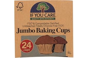 Jumbo Baking Cups (24's) x 2 Pack Deal Saver by If You Care