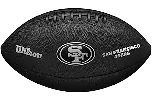 Wilson NFL Team Metallic Premiere Ballon de Football Taille Officielle San Francisco 49ers