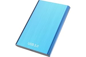 Sincelo Externe Festplatte 2tb, USB 3.0 Tragbare Festplatte extern für PC, Mac, Desktop, Laptop, MacBook, Chromebook (2tb, Blau)