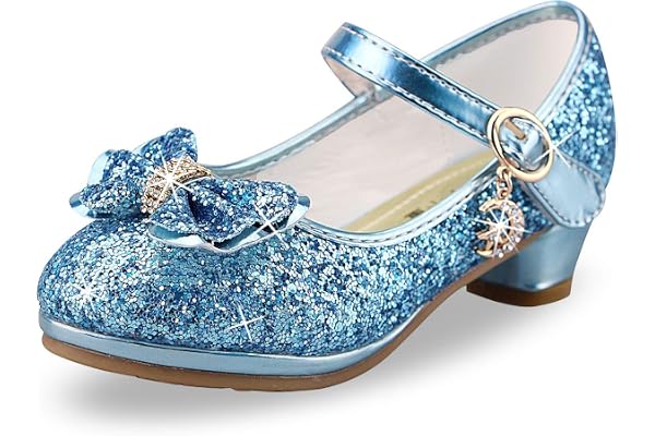 Chaussure Princesse Fille Chaussure Talon Enfant Sandales Paillette Fête Filles
